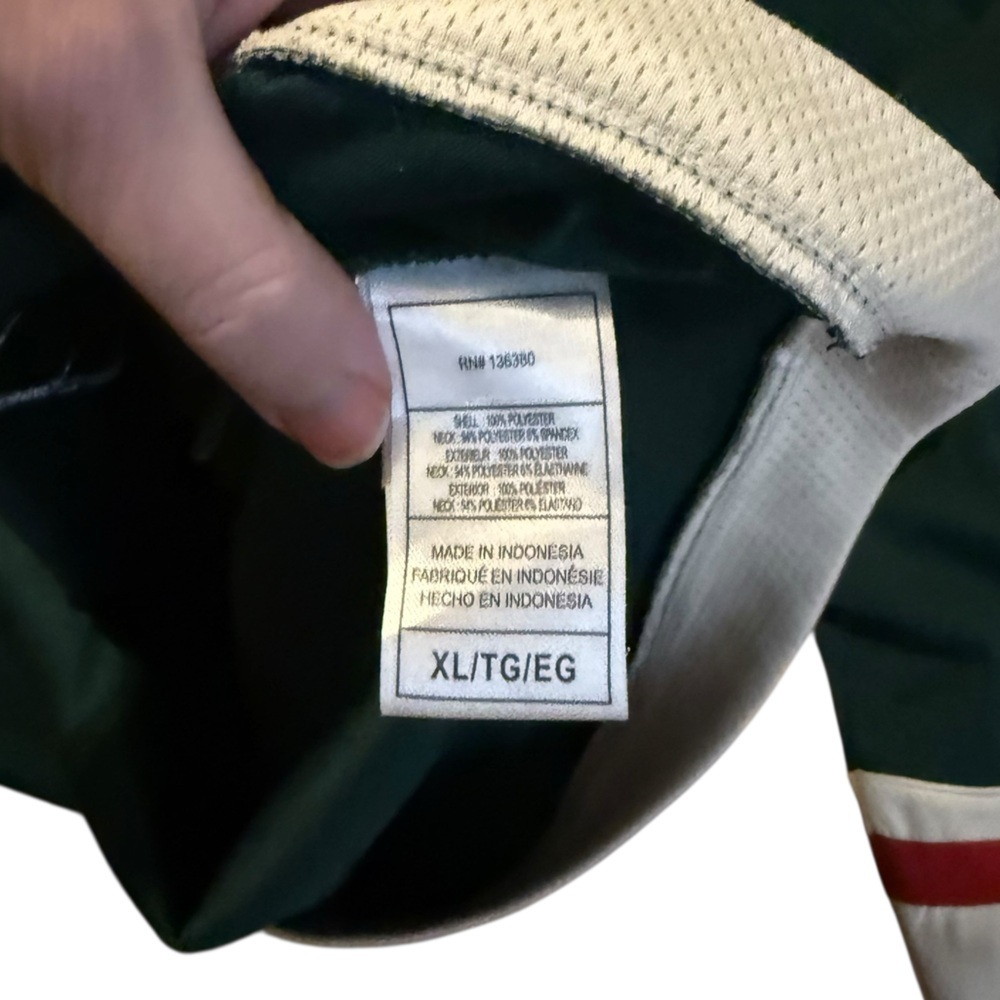 Fanatics NHL Minnesota Wild Zach Parise Men's Break Away Jersey Size XL - Picture 5 of 5